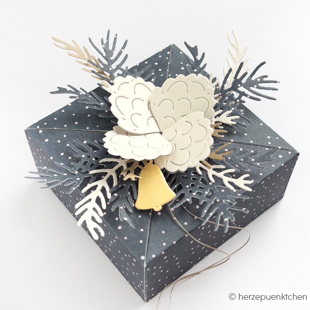 'Pine Branch Box' Die Set - D-AR-3D0173 - A.RENKE 