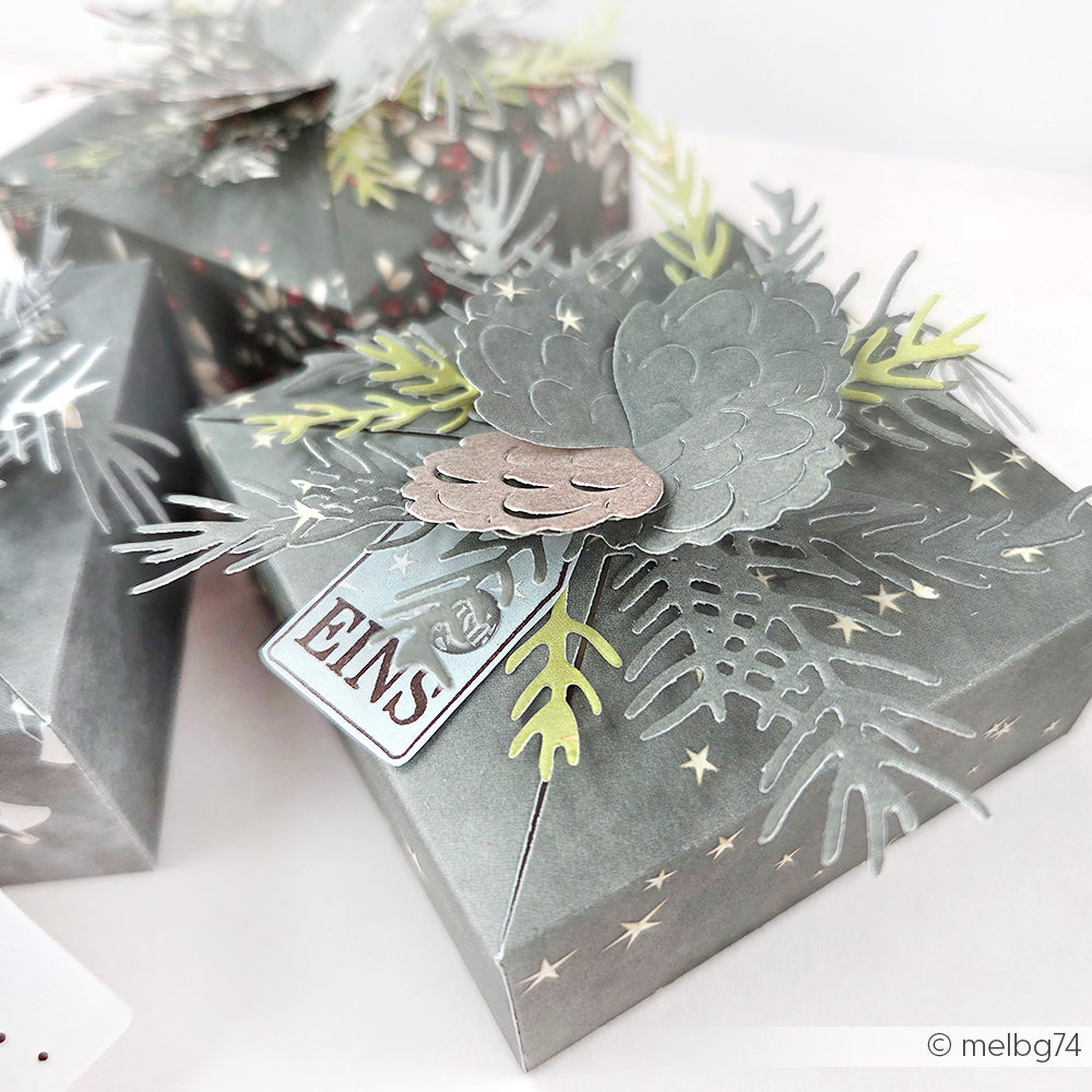 'Pine Branch Box' Die Set - D-AR-3D0173 - A.RENKE 