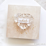D-AR-3D0203 Set Fustelle '3D Herzchen Blume' A.RENKE