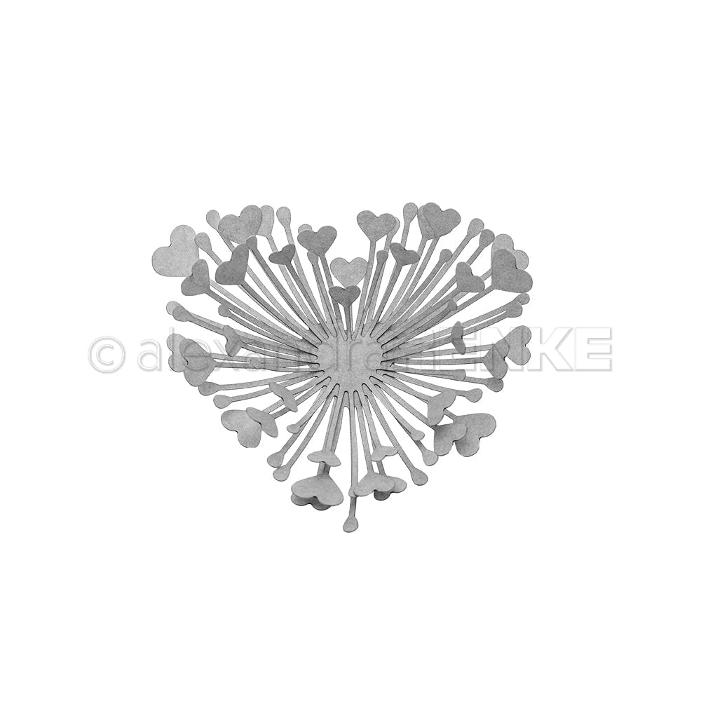 D-AR-3D0203 Set Fustelle '3D Herzchen Blume' A.RENKE