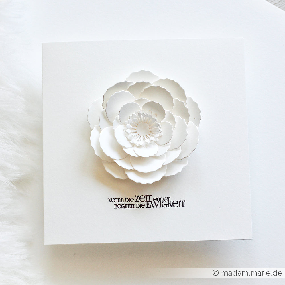 D-AR-3D0204 Set Fustelle '3D Wolkenrose' A.RENKE