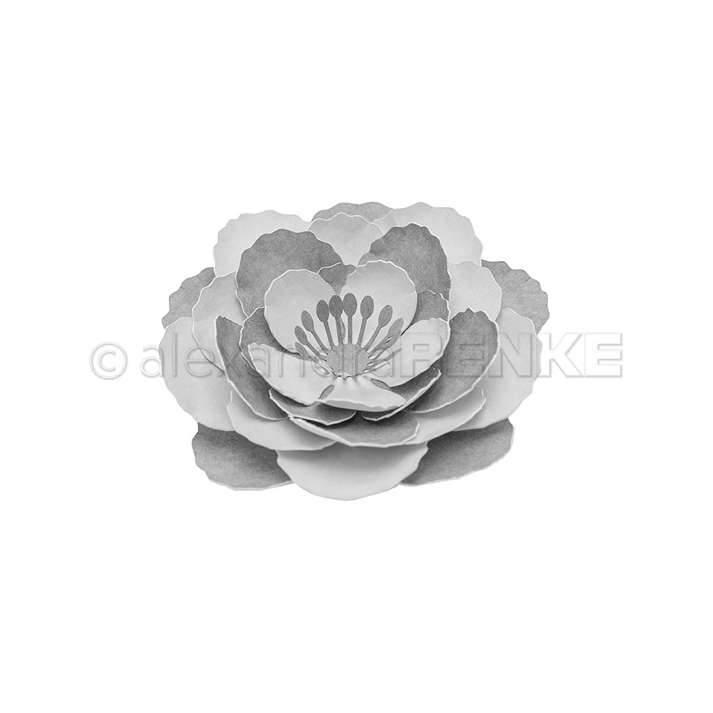 D-AR-3D0204 Set Fustelle '3D Wolkenrose' A.RENKE