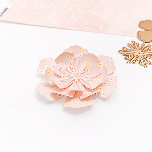 D-AR-3D0206 Set Fustelle '3D  Pfingstmond Blume' A.RENKE