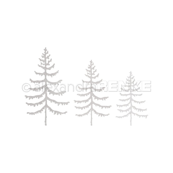 Set Fustelle 'Small fir forest 1 ' - D-AR-FL0260- A.RENKE