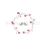Die Set 'Large berry wreath with birds'- D-AR-FL0277- A.RENKE