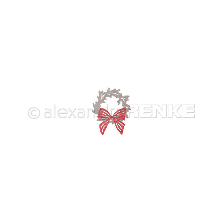 Die set 'Small fir wreath with bow' - D-AR-W0193- A.RENKE
