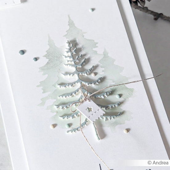 Set Fustelle 'Small fir forest 1 ' - D-AR-FL0260- A.RENKE