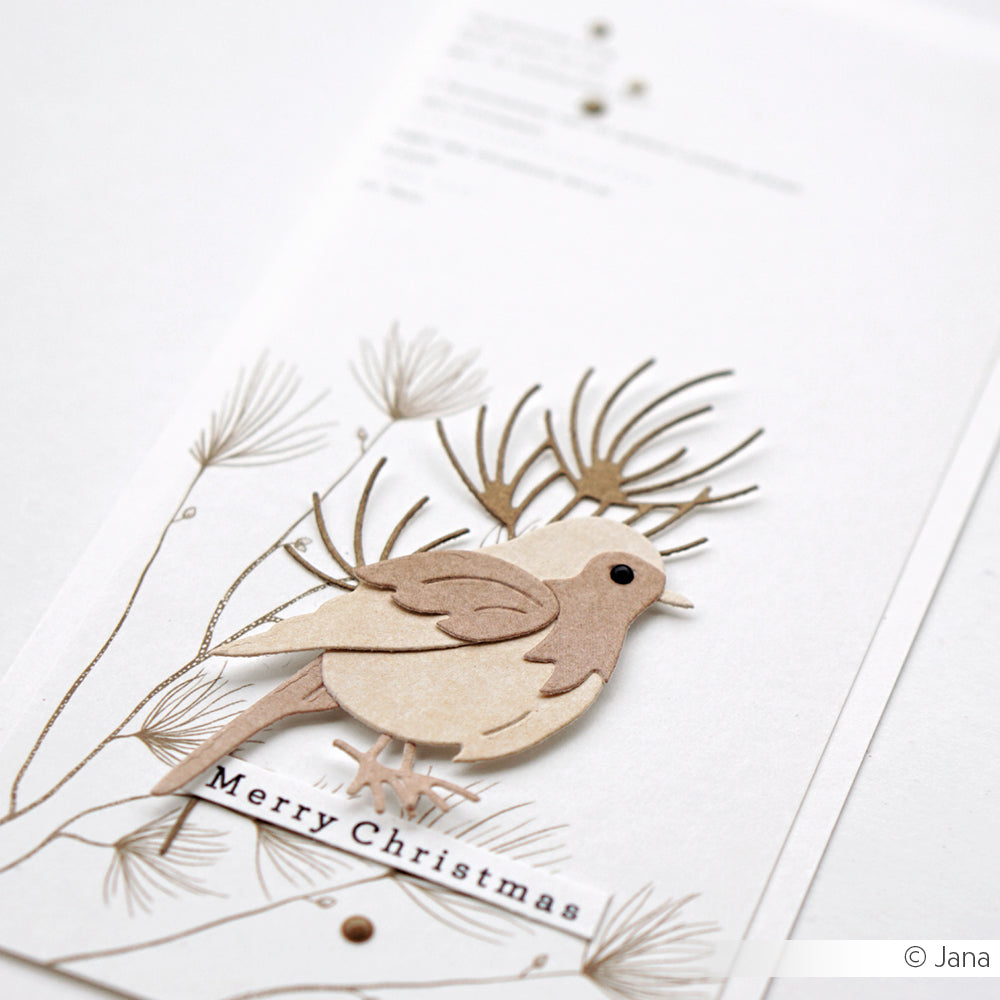 Die set 'Layered animal robin' - D-AR-TI0111- A.RENKE