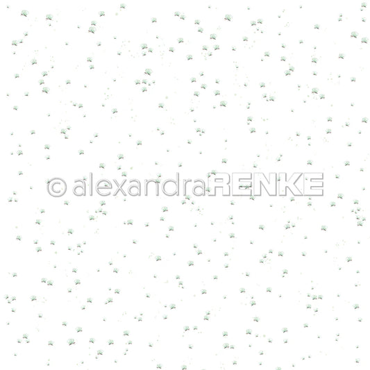 Design paper ' Delicate butterflies mint'- P-AR-10.3522- A.RENKE