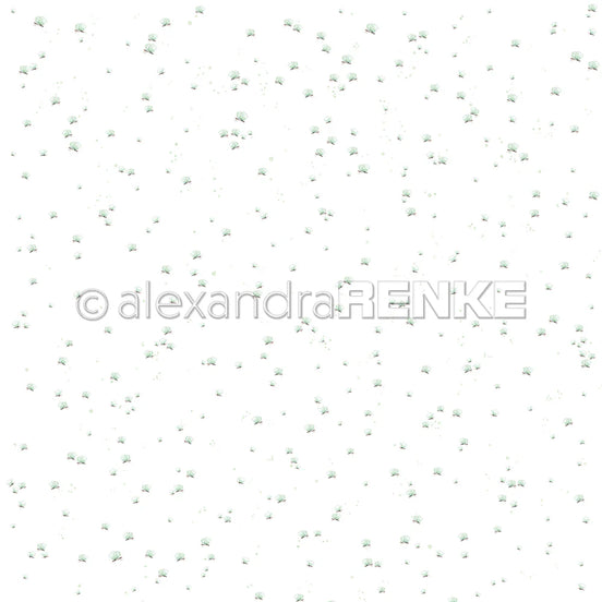 Design paper 'Delicate butterflies mint'- P-AR-10.3522- A.RENKE