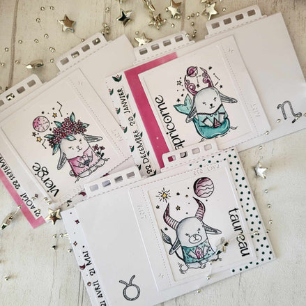 CLEAR STAMP - DOUDOU TAUREAU - AST102 - CHOU &amp; FLOWERS