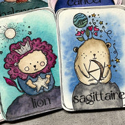 CLEAR STAMP - DOUDOU LION - AST105 - CHOU & FLOWERS