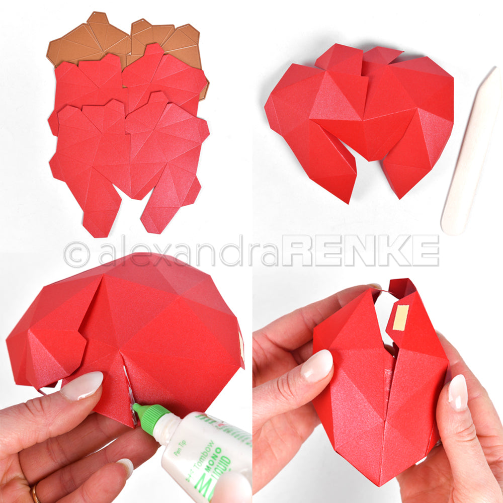 Fustella 'Large 3D heart' - D-AR-3D0121 - A. RENKE