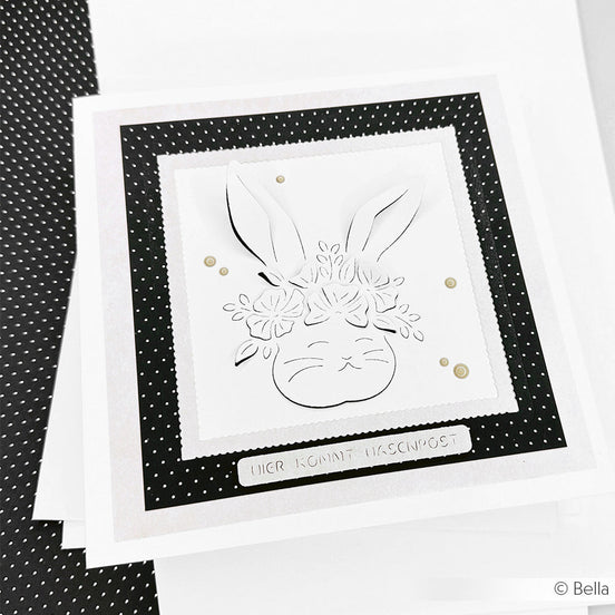 Design paper 'Dot grid white on black' - P-AR-10.3374 - A.RENKE