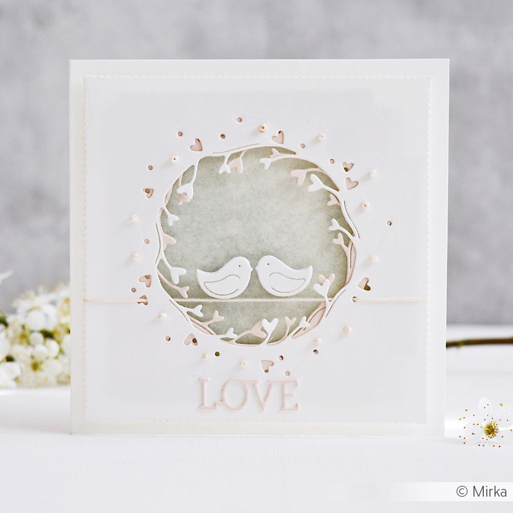 Fustella 'Negative wreath with hearts' - D-AR-HZ0040 - A. RENKE