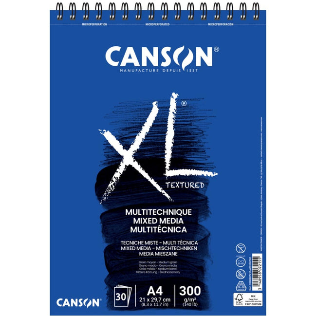 Blocco XL Mixmedia C200807215 - Canson - A4 - 300g - 30 fogli
