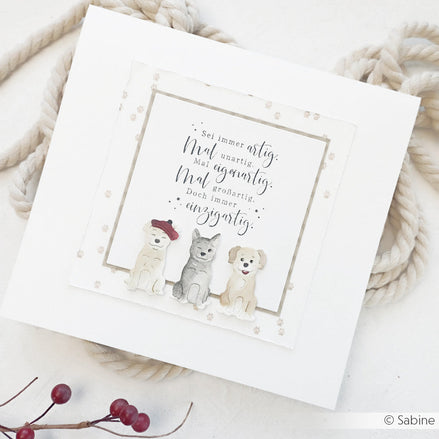 'Fancy dogs' die set - D-AR-TI0133 - A.RENKE