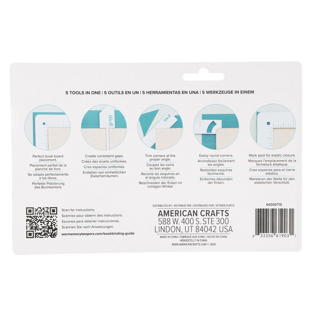 Book Cover Guide - Mint - 60000715 - We R Makers