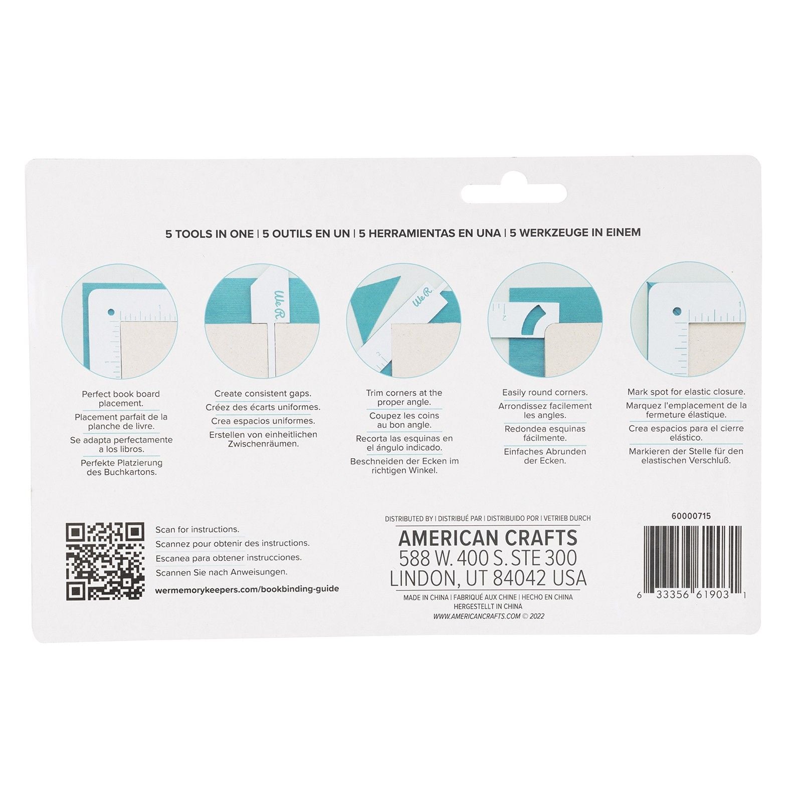 Book Cover Guide - Mint - 60000715 - We R Makers