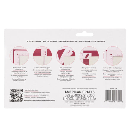 Book Cover Guide - Pink - 60000724 - We R Makers