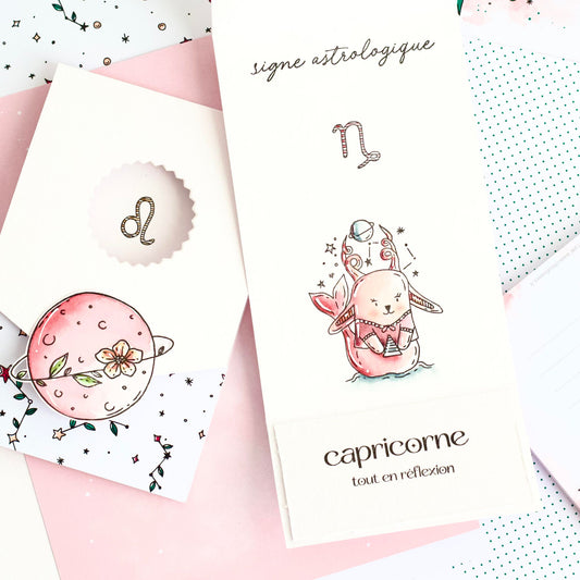 TIMBRO CLEAR -  DOUDOU CAPRICORNE - AST110 - CHOU & FLOWERS
