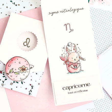 CLEAR STAMP - DOUDOU CAPRICORNE - AST110 - CHOU &amp; FLOWERS