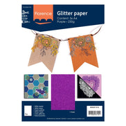 PURPLE glitter paper - 800207 010 - Florence