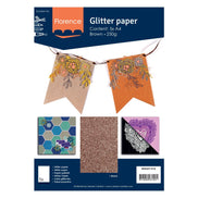 BROWN glitter paper - 800207 018 - Florence