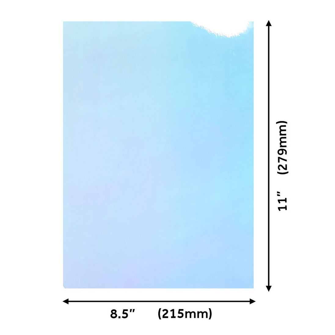 MIRROR CARD IRRIDESCENTE • Bejeweled Blue - 8720E - Craft Perfect