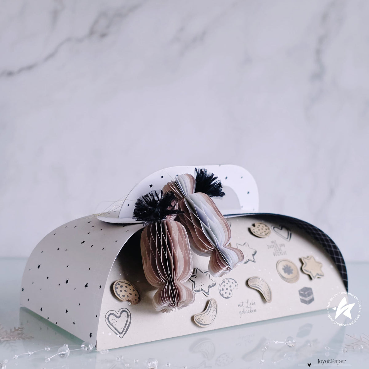 CD-Die-2477 Set Fustella  Bonbon 2 - gefächert CREATIVE DEPOT