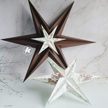 CD-Die-2331 Fustella Faltstern mit Innenstern - groß - 65 cm CREATIVE DEPOT