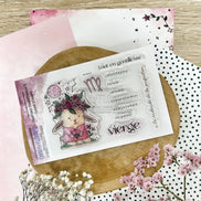 CLEAR STAMP - DOUDOU VIERGE - AST106 - CHOU & FLOWERS