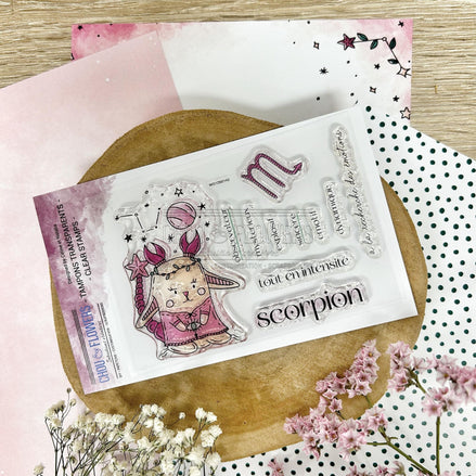 CLEAR STAMP - DOUDOU SCORPION - AST108 - CHOU &amp; FLOWERS