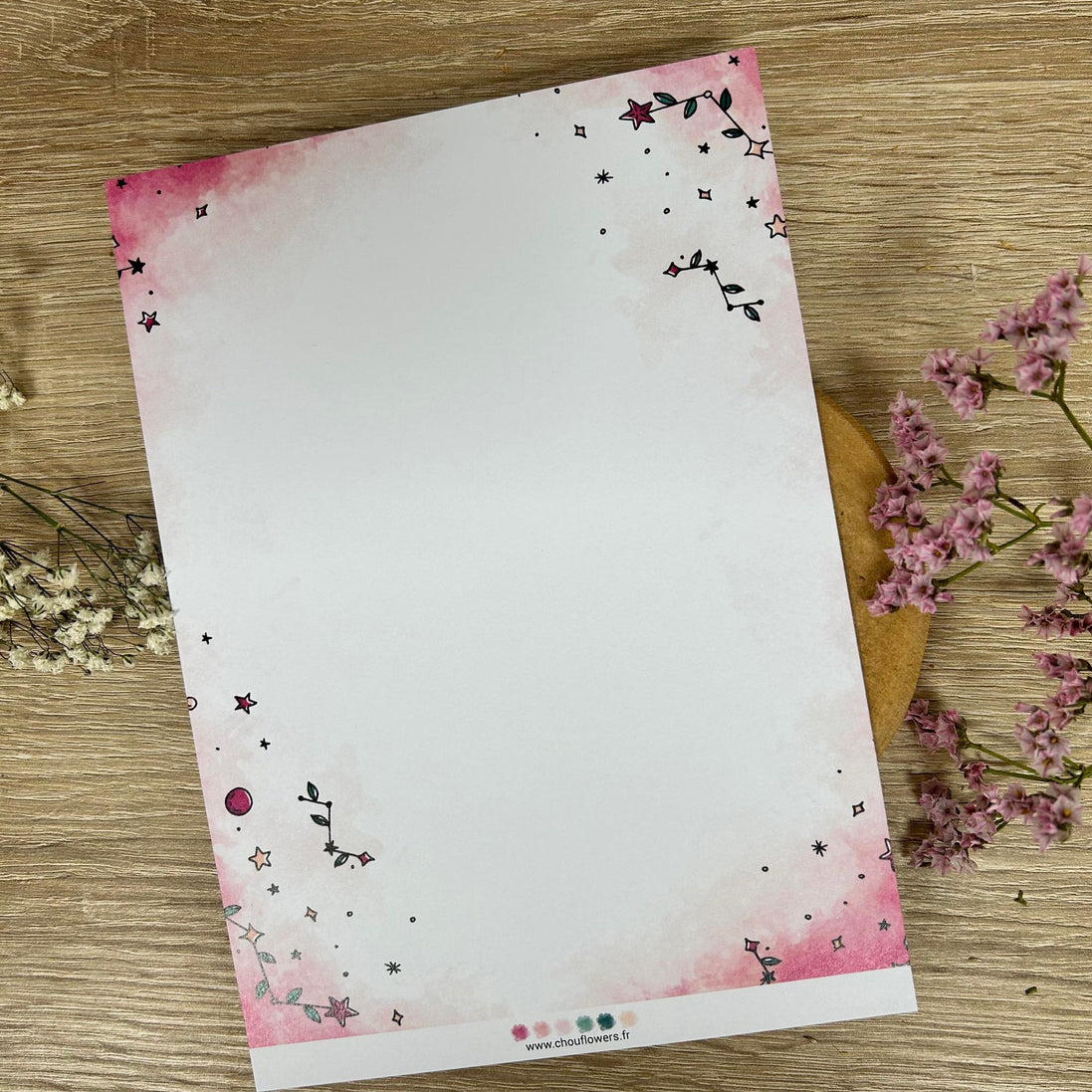 SET CARTE -  DOUDOULAND "LES ASTROS" - AST117 - CHOU & FLOWERS