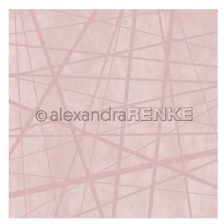 Design paper 'Wild lines on pink' - P-AR-10.1704- A.RENKE
