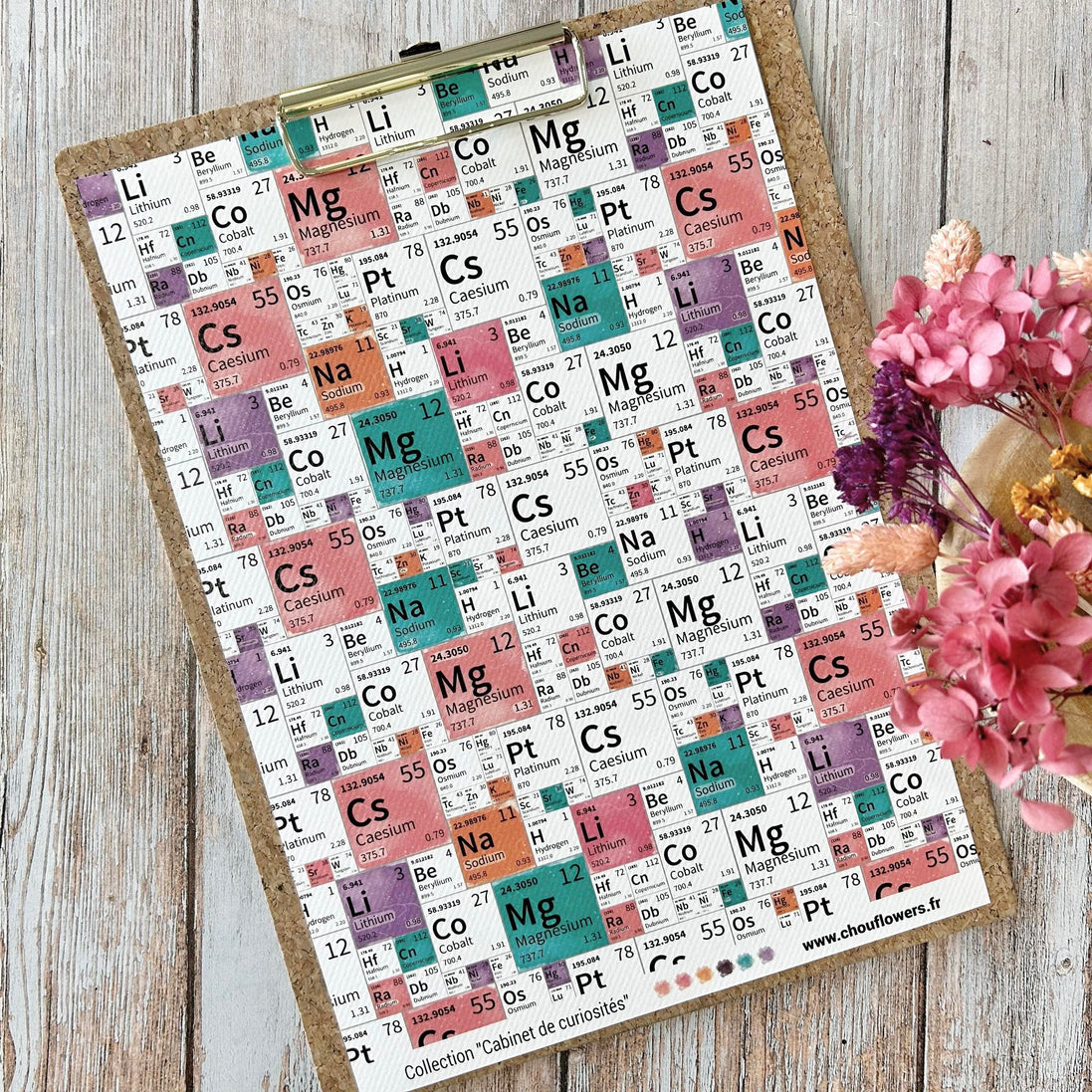 SET OF CARDS - CREATIVE PAPETERIE CABINET DE CURIOSITES - CAB133 - CHOU &amp; FLOWERS