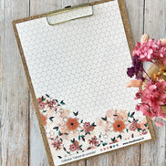 SET OF CARDS - CREATIVE PAPETERIE CABINET DE CURIOSITES - CAB133 - CHOU & FLOWERS
