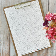 SET OF CARDS - CREATIVE PAPETERIE CABINET DE CURIOSITES - CAB133 - CHOU & FLOWERS
