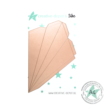 CD-Die-2331 Fustella Faltstern mit Innenstern - groß - 65 cm CREATIVE DEPOT