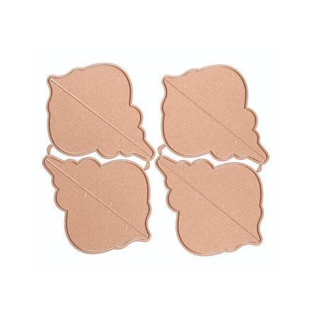 CD-Die-2440 Set Fustelle  Baumschmuck 2 - gefächert CREATIVE DEPOT