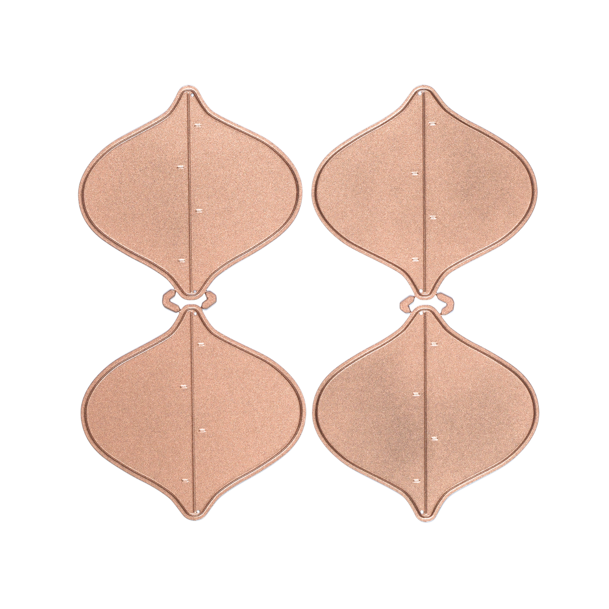 CD-Die-2441 Set Fustelle  Baumschmuck 3 - gefächert CREATIVE DEPOT