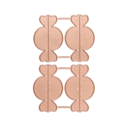 CD-Die-2476 Set Fustelle  Bonbon 1 - gefächert CREATIVE DEPOT