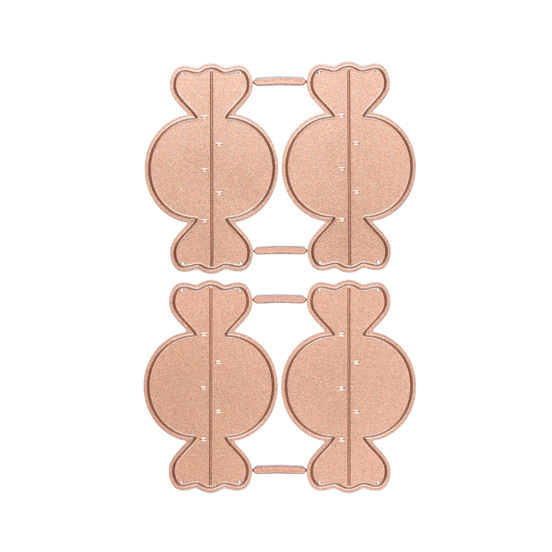 CD-Die-2476 Set Fustelle  Bonbon 1 - gefächert CREATIVE DEPOT