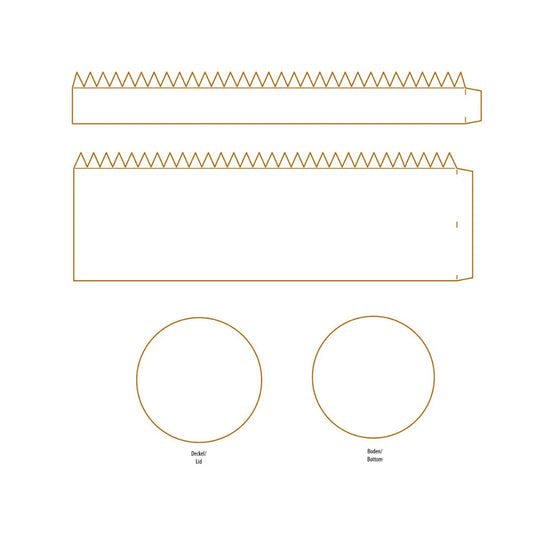 CD-Die-2939 Set Fustelle Tortenbox rund - klein (scatola torta PICCOLA)  CREATIVE DEPOT