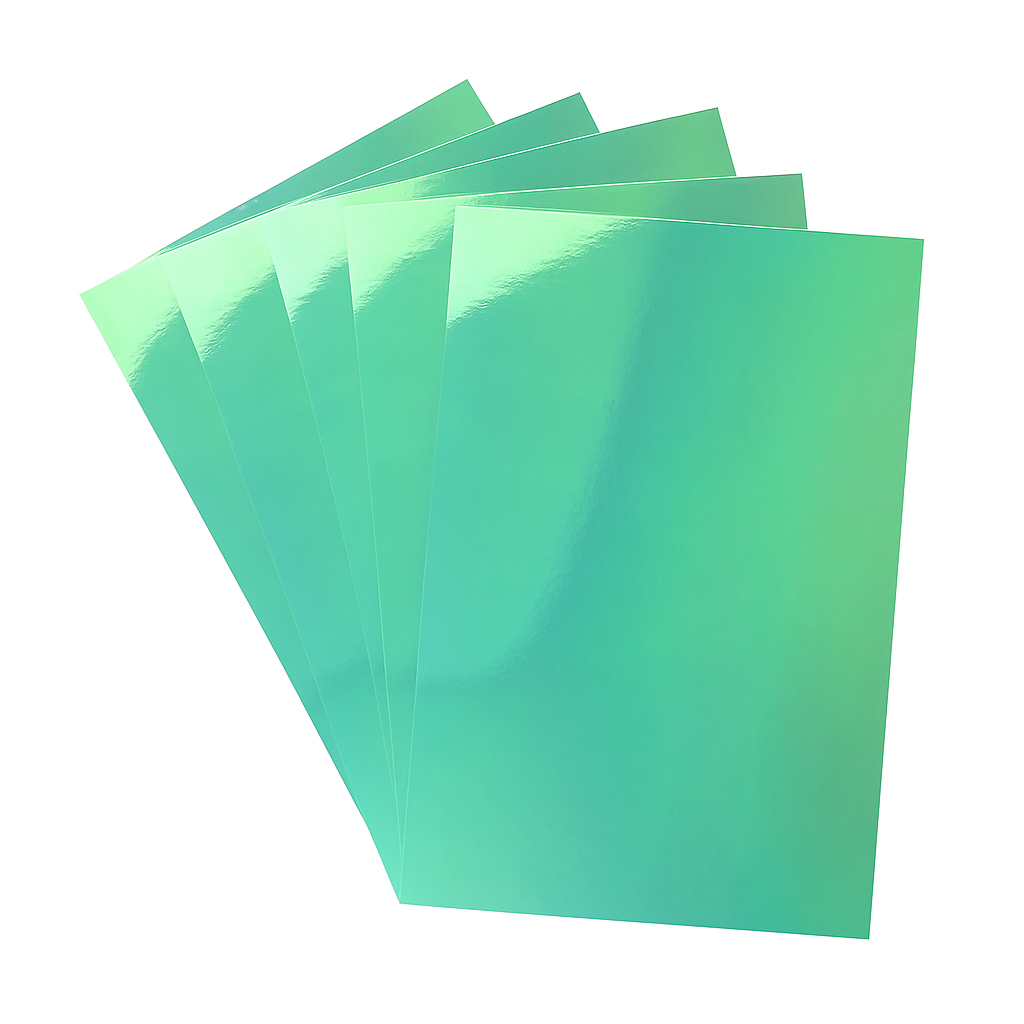 MIRROR CARD IRRIDESCENTE •Seafoam green - 9774E - Tonic Studio