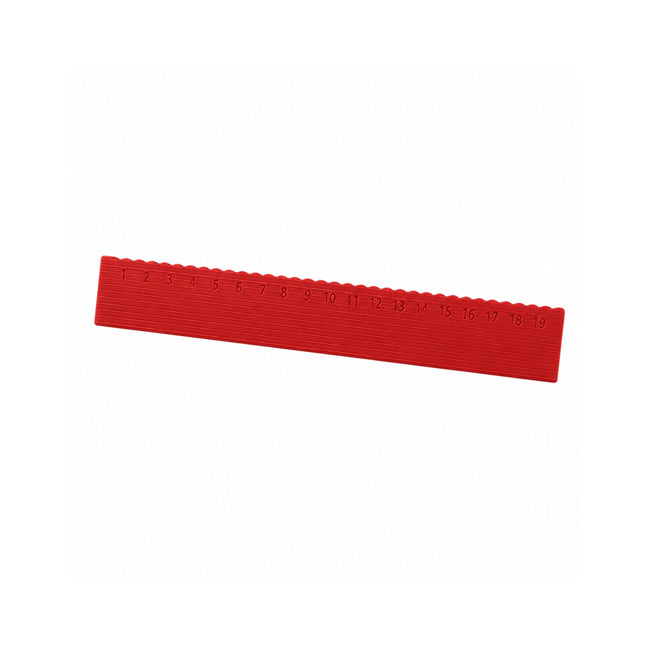 INTERNO680Craft - Righello guida per foratura legatoria ROSSO BRICK matt O