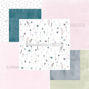 KIT Design paper 'FIORI BLU ' -  A.RENKE