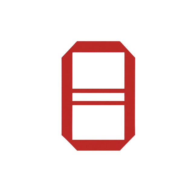 Dima per PORTA Mini Post-it  ROSSO BRIK MATTE - O
