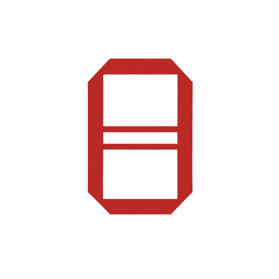 Dima per PORTA Mini Post-it  ROSSO BRIK MATTE - O