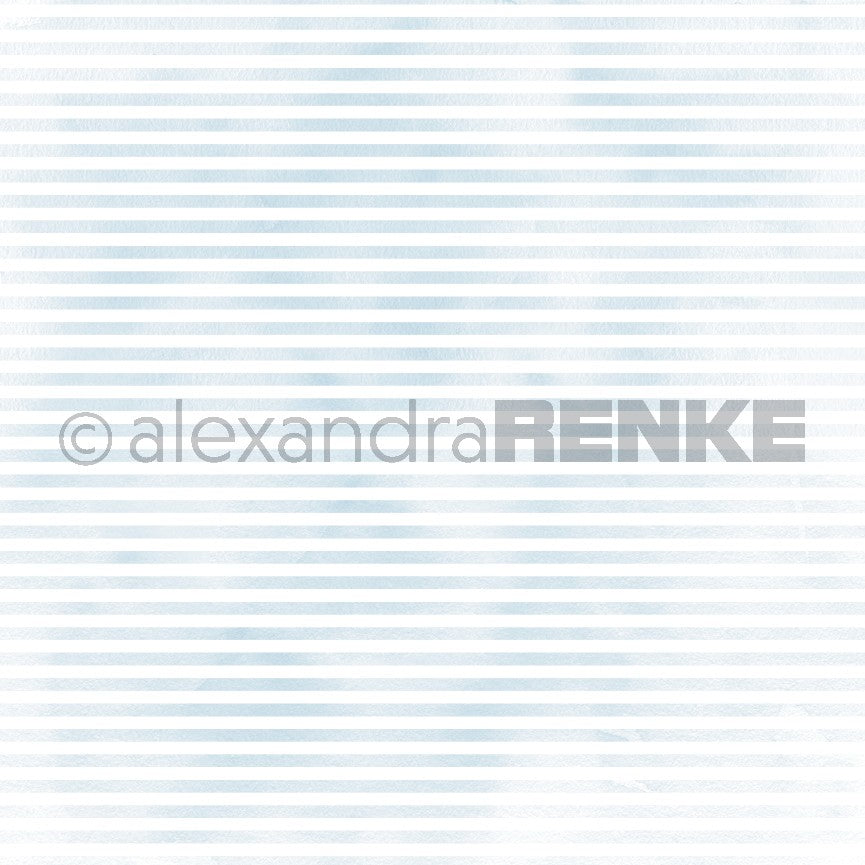 A. RENKE - Carta  "Mimi light blue stripes" - 10.601